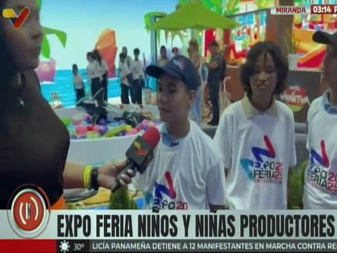 Continúa en desarrollo la Expoferia Niñas y Niños Productores en La Carlota