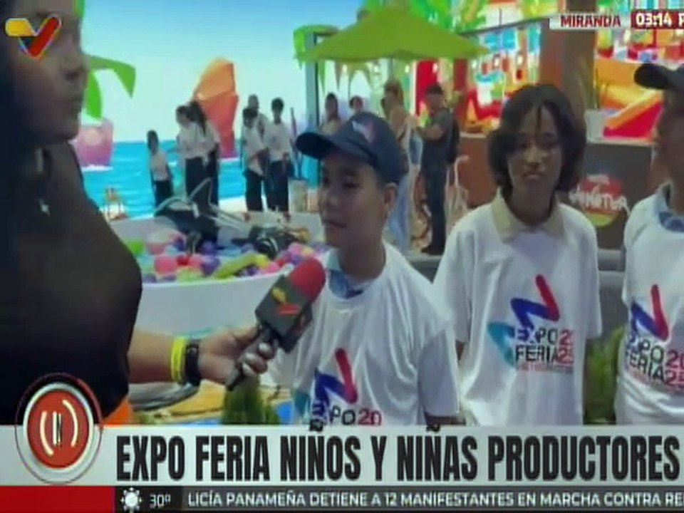 Continúa en desarrollo la Expoferia Niñas y Niños Productores en La Carlota