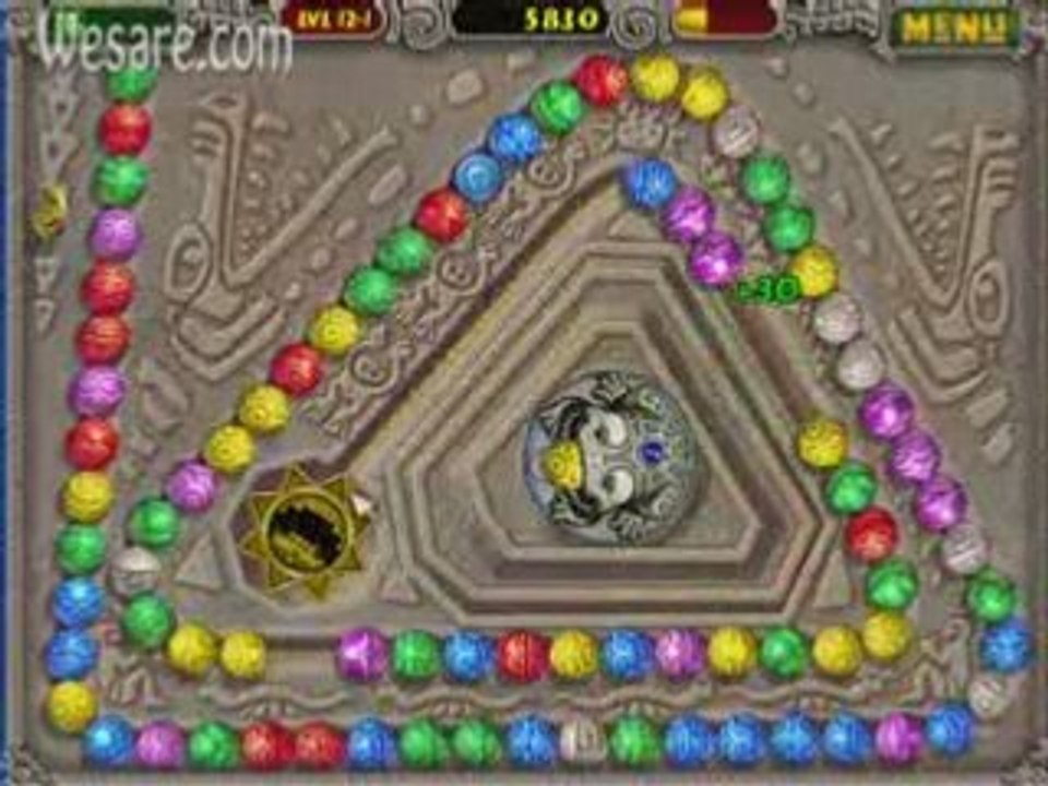 How To Play Zuma Deluxe PLAY FREE GAMES AT WWW.WESARE.COM