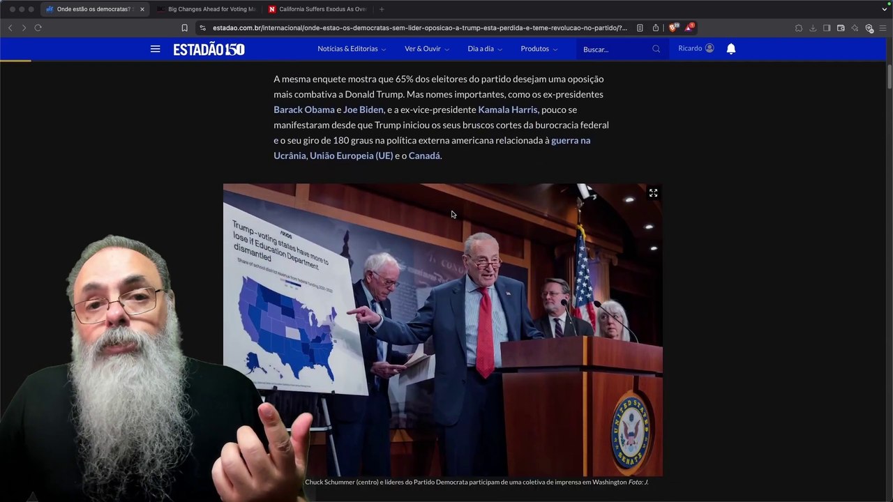 TRUMP é muito CRITICADO, mas DEMOCRATAS SEGUEM sem LIDERANÇA ou PROPOSTA para 2028: FIM da ESQUERDA?