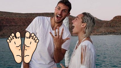 Esposa de Santi Giménez se viraliza por masajear y hasta quitar las peluzas de los dedos ¡de los pies!