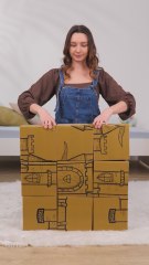 Cute DIY Cardboard project! ❤️ 📦