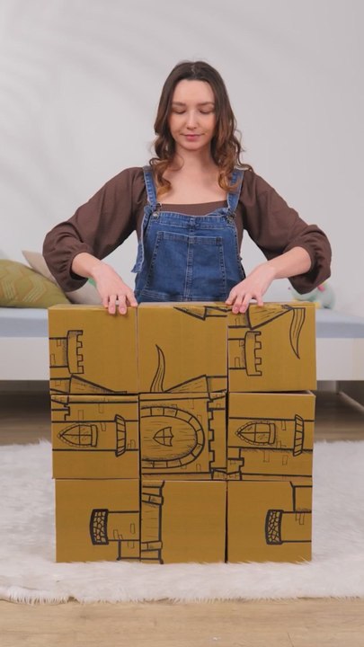 Cute DIY Cardboard project! ❤️ 📦