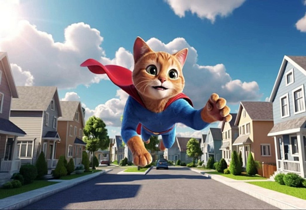 Süper Kedi Çocuk Şarkısı, çocuk şarkıları, çocuk videoları, çocuk müzikleri, çocuklar için