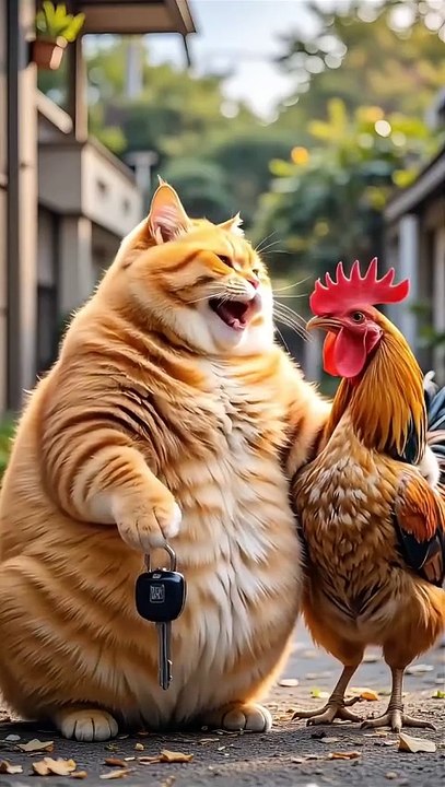Cat and Chicken Ai Animation