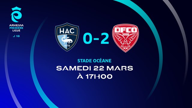 J18 I Havre AC – Dijon FCO(0-2)