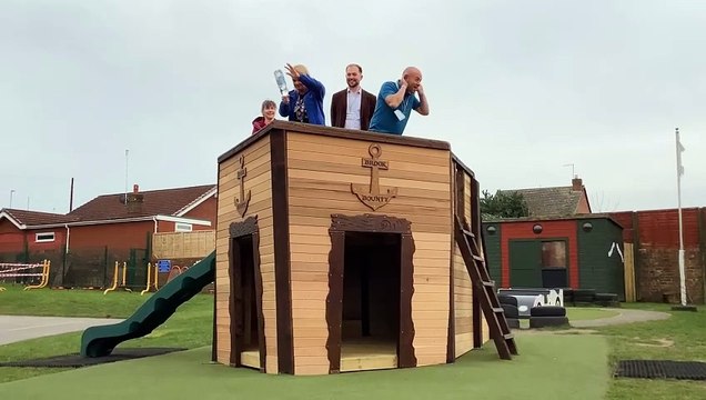 Ship shape! A pirate ship sails into Wordsley