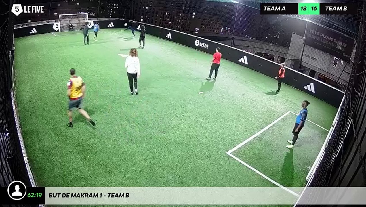 But de Makram 1 - Team B