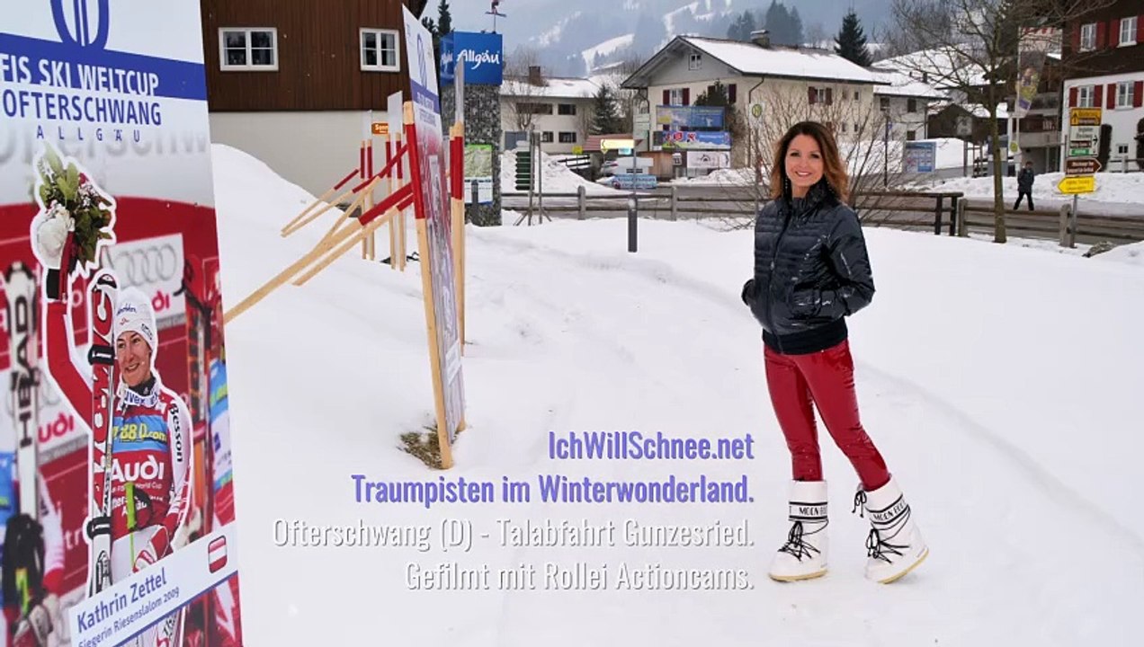Traumpisten im Winterwonderland: Talabfahrt Gunzesried am Ofterschwanger Horn.