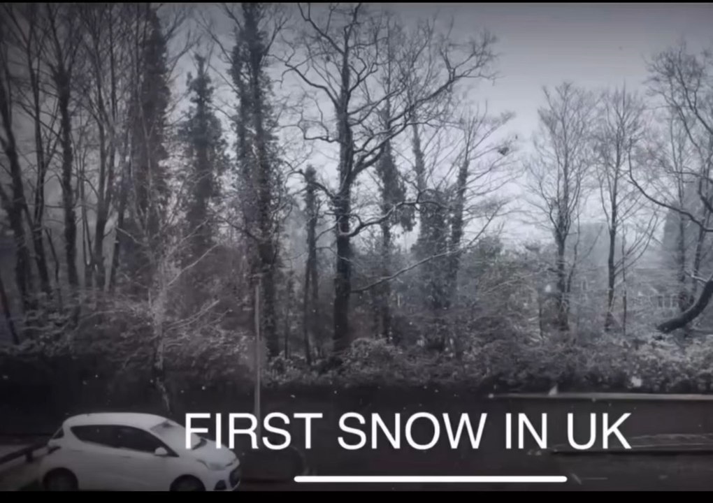 First Snow here in UK