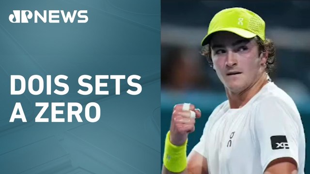 João Fonseca vence Ugo Humbert e avança em Miami