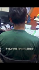 Vídeo que circula na web mostra extato momento em que Maicol confessa com detalhes assassinato de Vitória