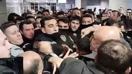 Çağlayan adliyesinde arbede.