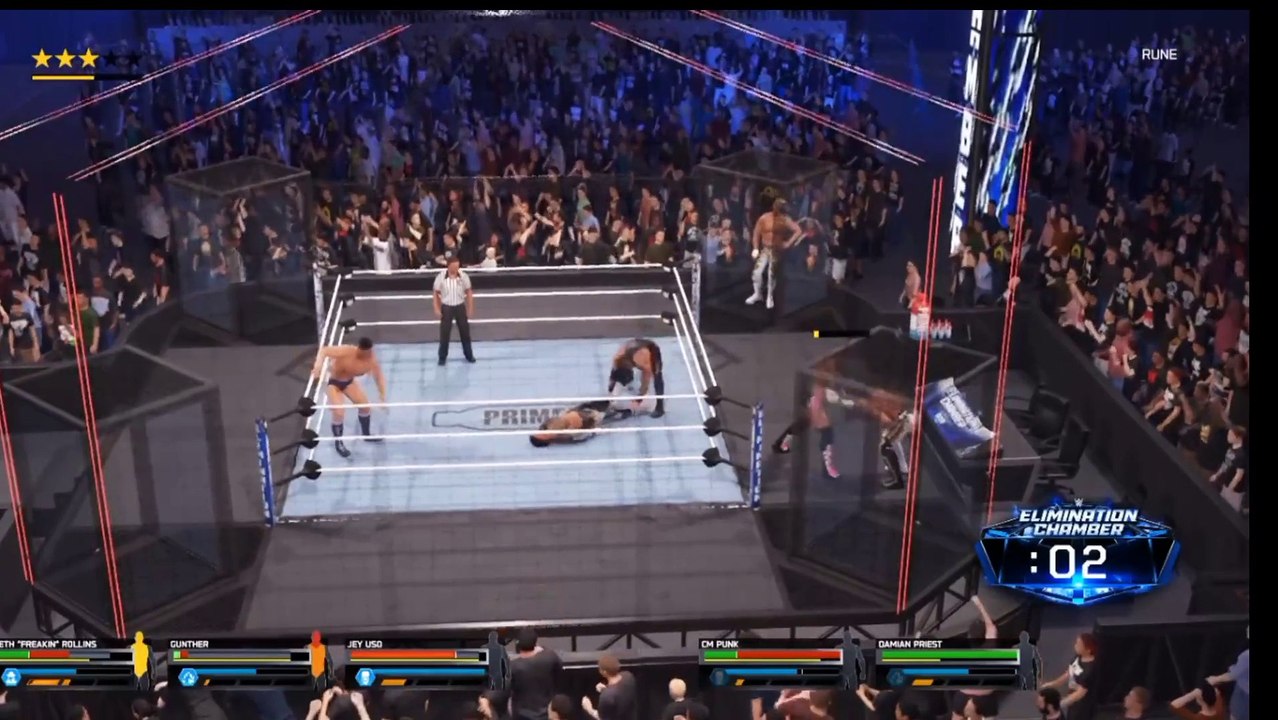wwe 2k25 Elimination chamber 22march 2025 full show highlights HD