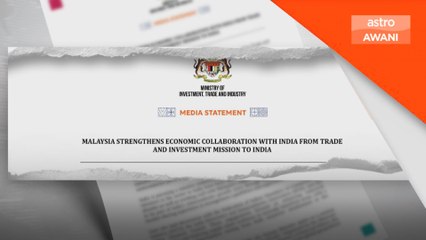 Malaysia-India kukuh hubungan dagang strategik