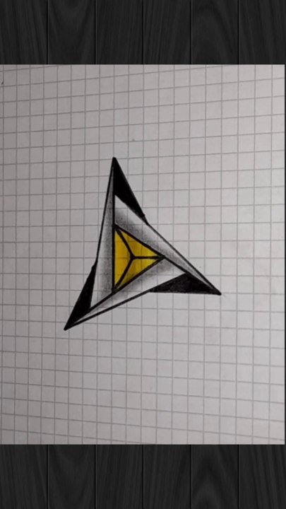 (TUTORIAL #0017) 🎨🖌️🖌️ CÓMO DIBUJAR una estrella de tres puntas. ¡Paso a paso!