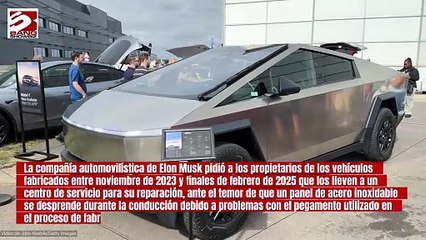 Retira Tesla del mercado Cybertrucks por problemas con el pegamento