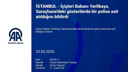 Provokatörlerden polise asitli ve baltalı saldırı