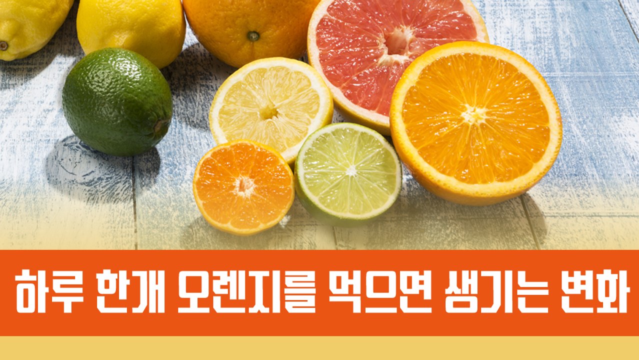 하루 한 개 오렌지를 먹으면 생기는 변화[김대성의 아아 그렇군요]