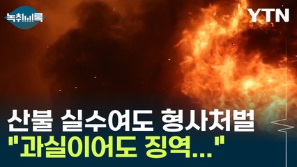 "산불, 실수여도 형사처벌"...과거 어떤 사례 있었나 [Y녹취록] / YTN