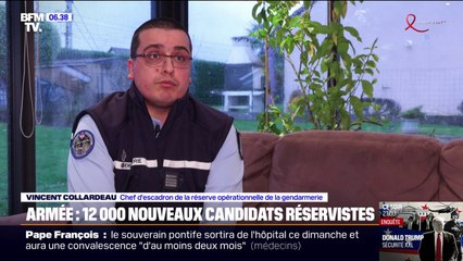 Renforcement de l'armée: 12.000 nouveaux candidats réservistes depuis le début de l'année