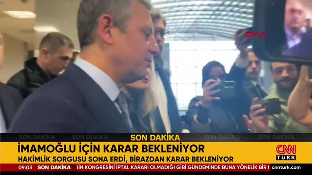 Özgür Özel ve Dilek İmamoğlu, Ekrem İmamoğlu ile görüştü