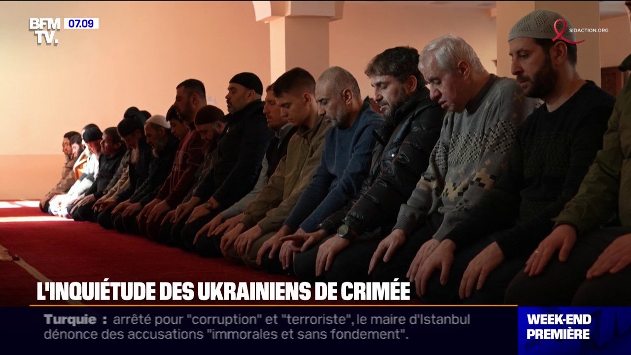L'espoir et l'inquiétude des Ukrainiens de Crimée, cette péninsule annexée depuis 10 ans par la Russie