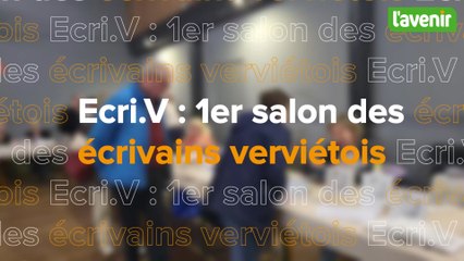 Première édition du salon Ecri.V à Verviers, ces 22 et 23 mars 2025