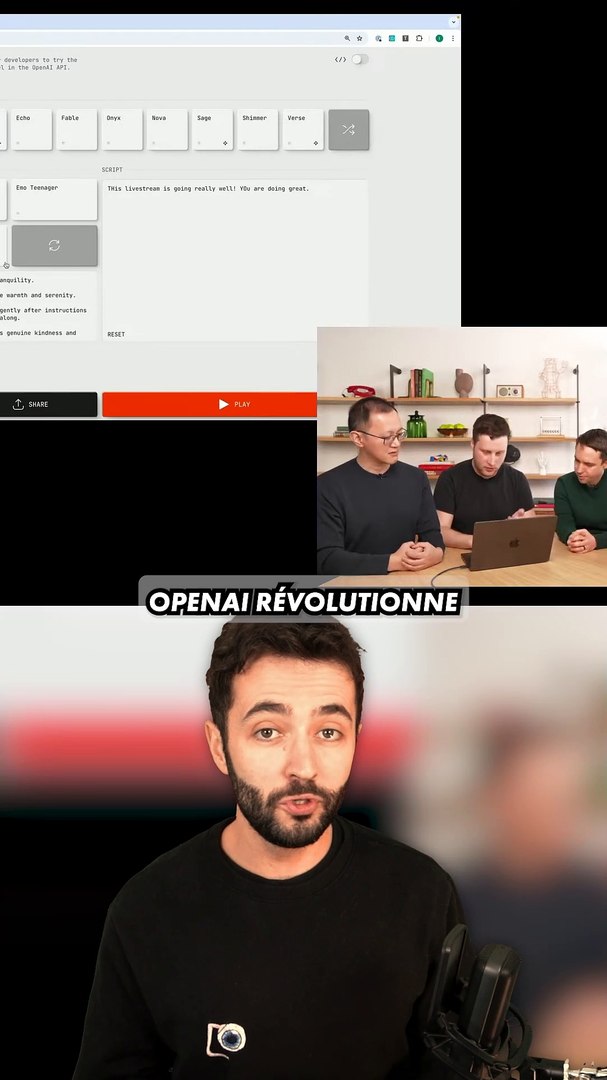 CHATGPT LEADER DE VOIX IA ?! 📣 #chatgpt #voixia #actusia #aivoice #openai #synthesevocale