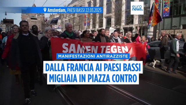 Migliaia in piazza contro il razzismo e l'ascesa dell'estrema destra in Francia e Paesi Bassi