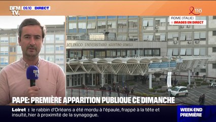 Le pape François va apparaître à partir de 12h à l'hôpital Gemelli