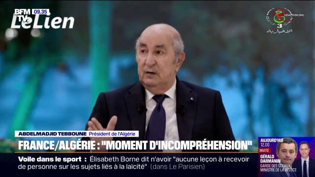 Tensions France-Algérie: le président Tebboune voit Emmanuel Macron comme l'unique point de repère pour régler les différends