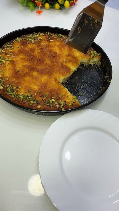 كنافة بالقشطة