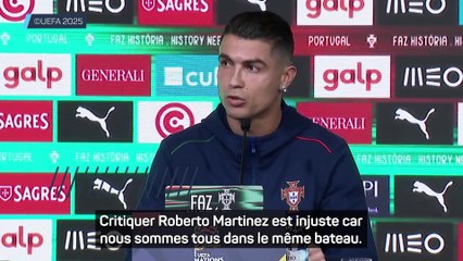 Ronaldo : “Critiquer Roberto Martinez est injuste”