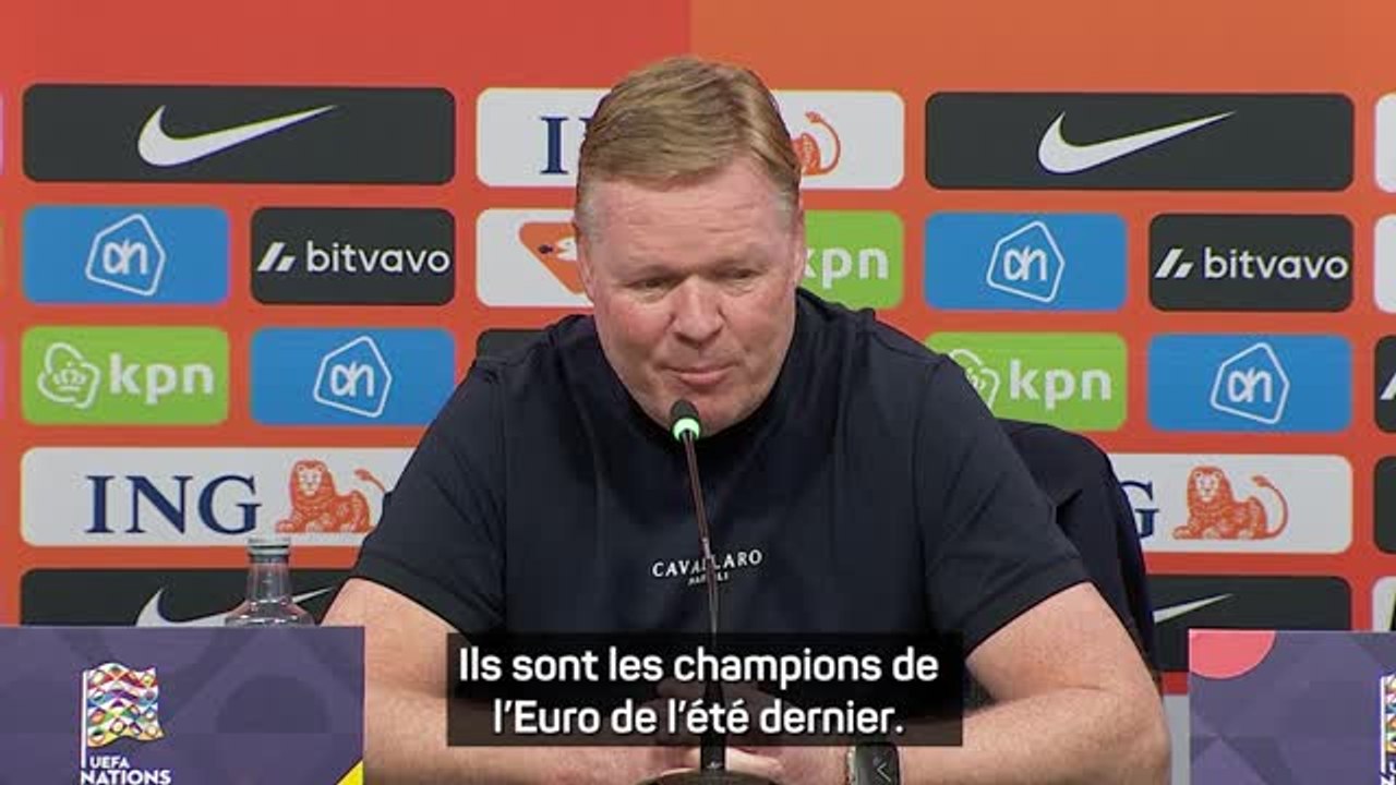 Pays-Bas - Koeman : “L’Espagne est favorite”