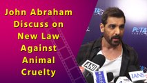 John Abraham Spotted at an Event Speaking Out on Strick Law Against Animal Cruelty