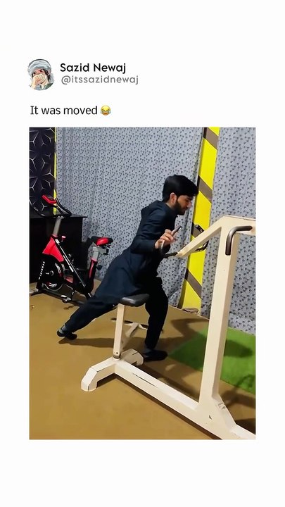 Can't stop laugh 🤣🤣🤣🤣🤣funny gym