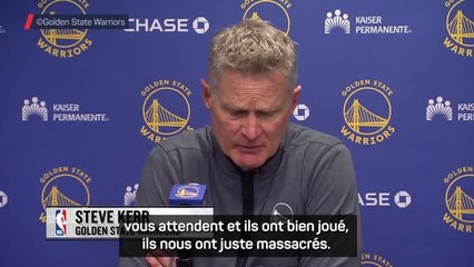 Warriors - Kerr : “Ces matches sont difficiles”