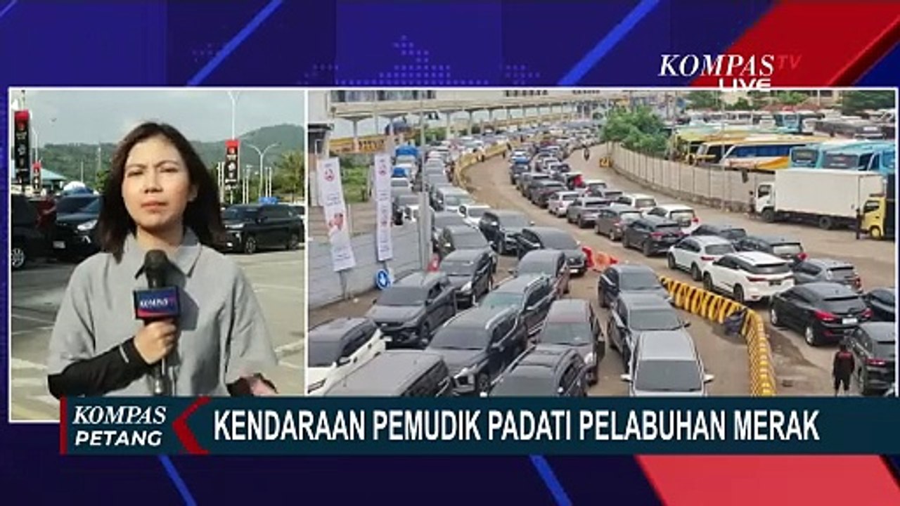 Pantauan Kepadatan Arus Mudik Lebaran di Pelabuhan Merak per 23 Maret