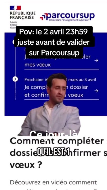 Parcoursup vite