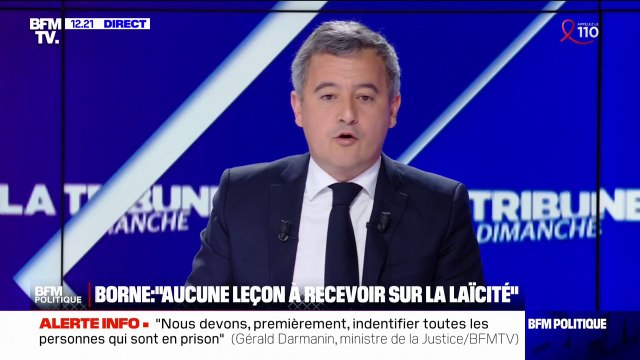 Port du voile: Je n'ai aucune leçon à recevoir non plus , assure Gérald Darmanin en réponse à Élisabeth Borne