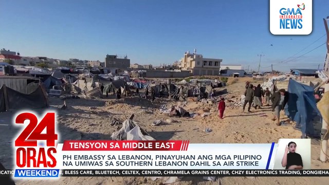 24 Oras Weekend: (Part 2) Abiso sa Pinoys sa Lebanon; Bamboo planting 101; Pinoy sleep problema; atbp.