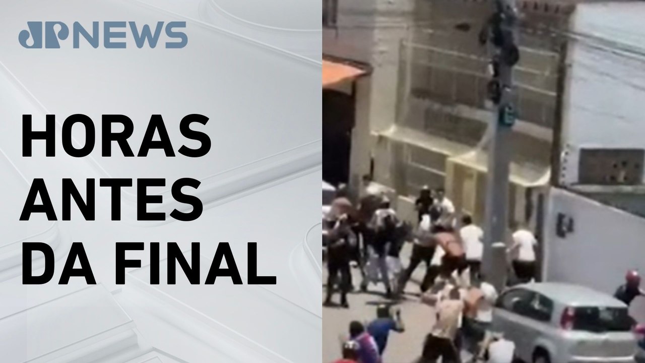 Torcedores do Ceará e Fortaleza brigam antes de partida do Campeonato Cearense