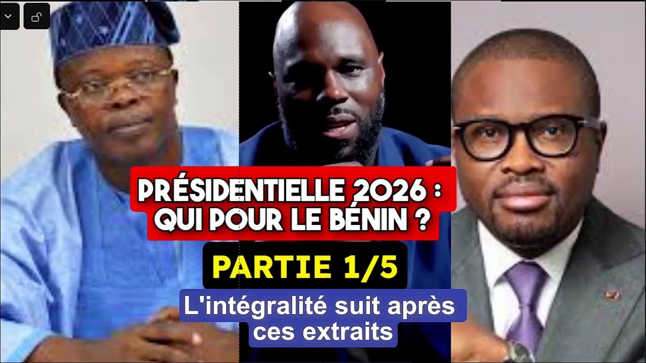 Bénin : débat houleux autour de la présidentielle de 2026 au Bénin partie 1