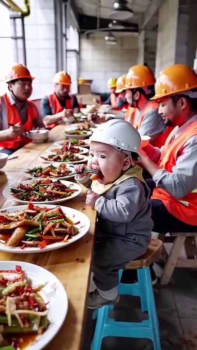 The Best Funny Video You Should Not Miss   Cute baby Enjoying Food   Ai Animations #foryou #fyp