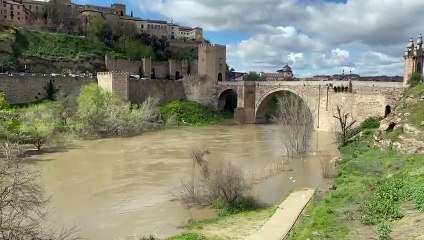 Los caudales seguirán siendo elevados en Toledo y Guadalajara