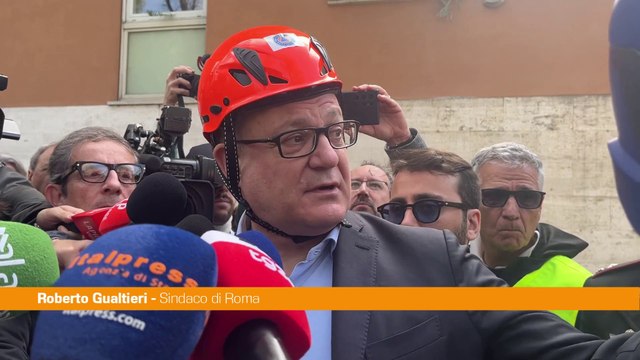 Gualtieri sul crollo a Monteverde Causa fuga di gas, nessuna vittima