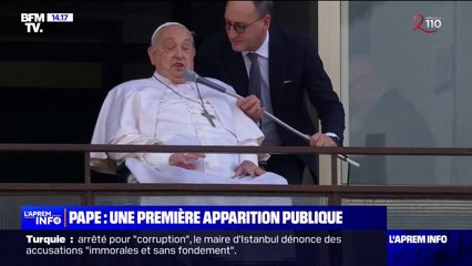 Pape François: "Il était faible mais prêt à reprendre", une première apparition publique acclamée
