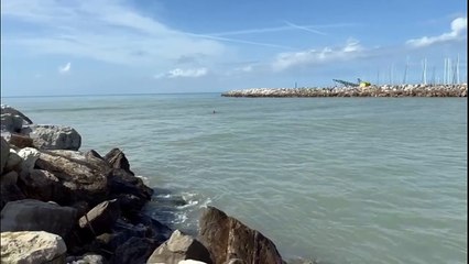 Marina di Cecina, l'ex sindaco Samuele Lippi rischia di annegare: l'allarme e i soccorsi