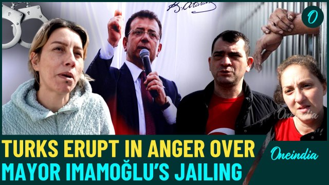 Turkey Erupts in Chaos: Istanbul Mayor İmamoğlu Arrested! Protesters Clash with Riot Police - Video